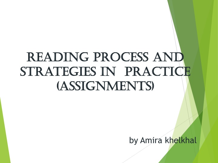 reading reading process strategies in practice n.w