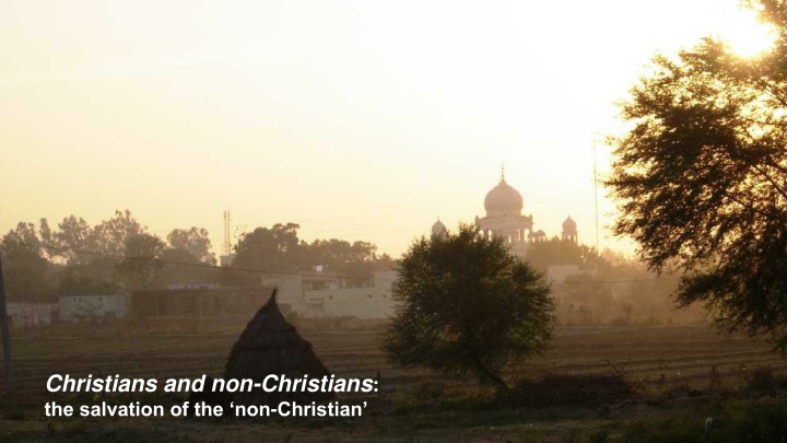 christians and non christians the salvation n.w