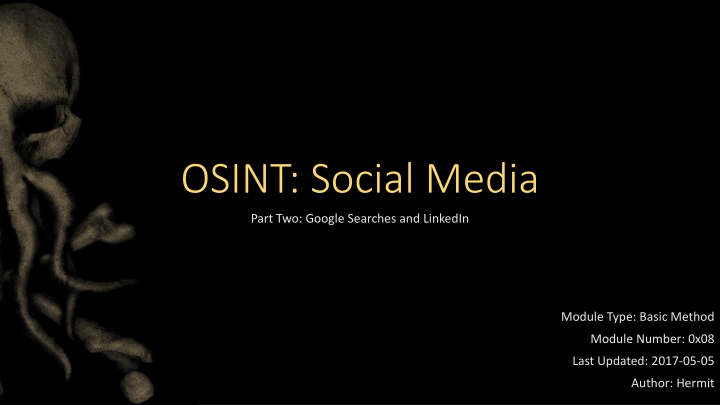 osint social media n.w