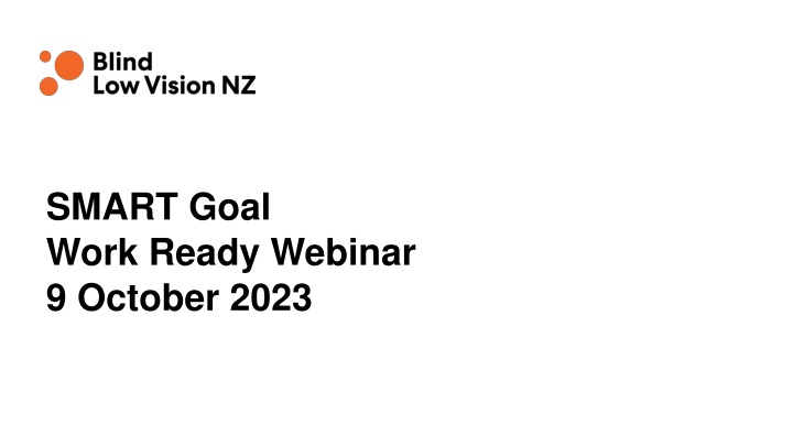 smart goal work ready webinar 9 october 2023 n.w