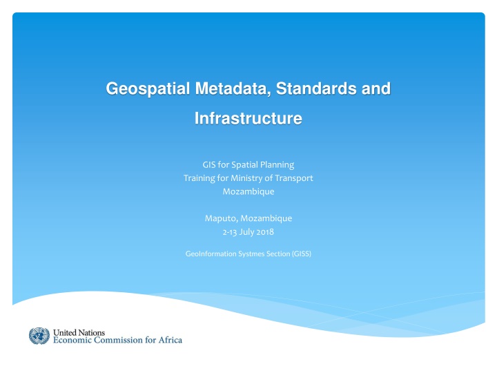 geospatial metadata standards and n.w