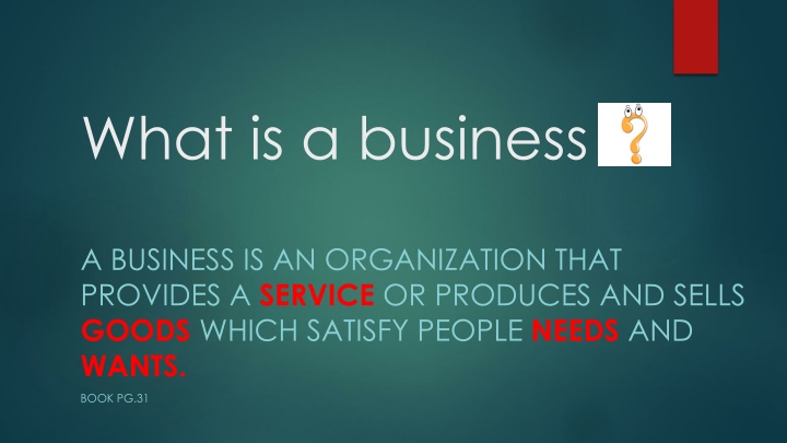 what is a business n.w