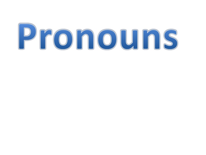 pronouns n.w