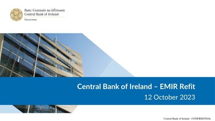 central bank of ireland emir refit n.w