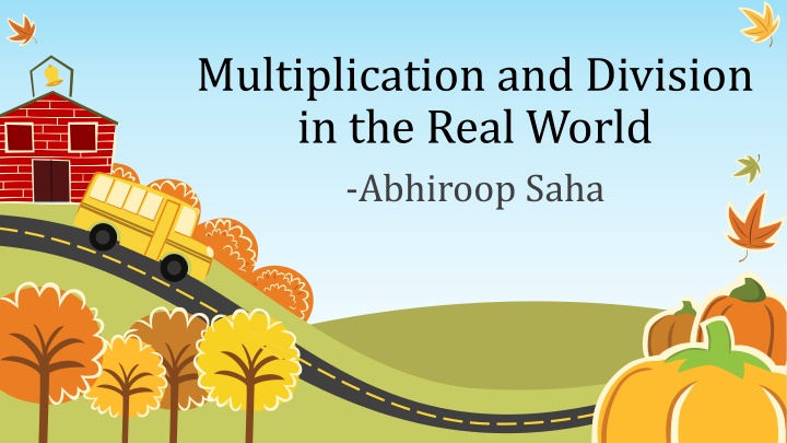 multiplication and division in the real world n.w