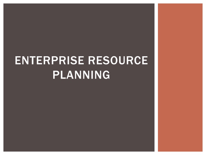 enterprise resource planning n.w