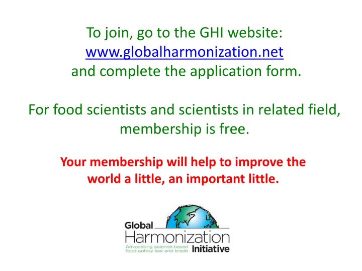 to join go to the ghi website n.w
