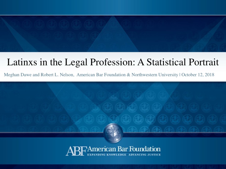 latinxs in the legal profession a statistical n.w