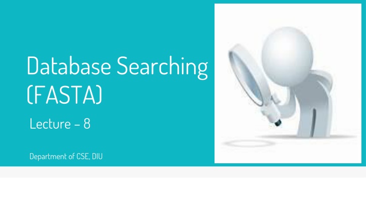 database searching fasta lecture 8 n.w