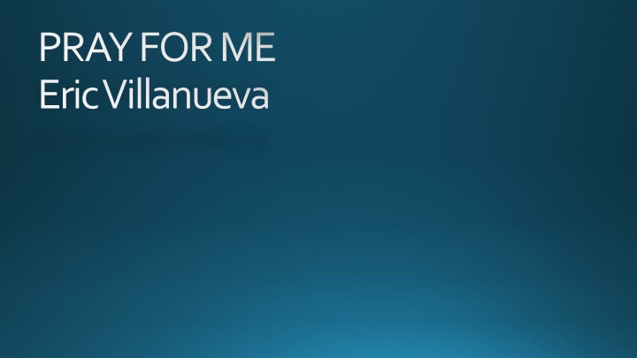 pray for me eric villanueva n.w