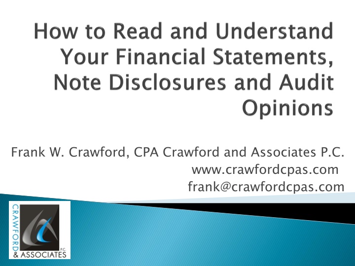 frank w crawford cpa crawford and associates p c n.w