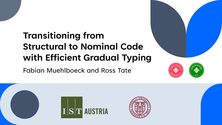 transitioning from structural to nominal code n.w
