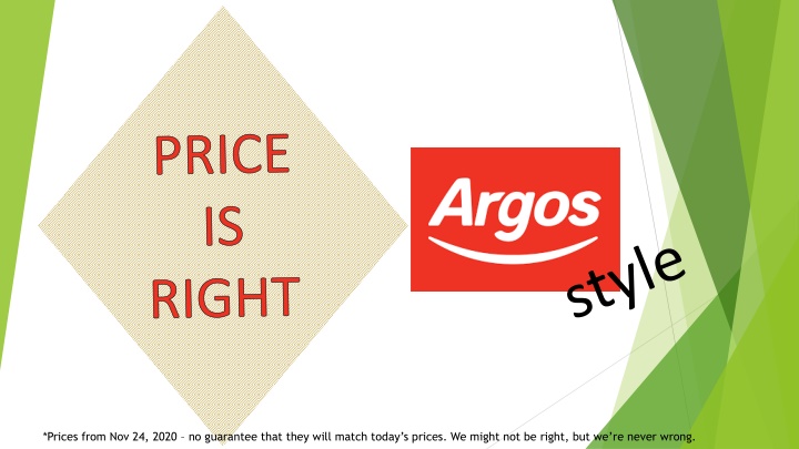 price is right n.w