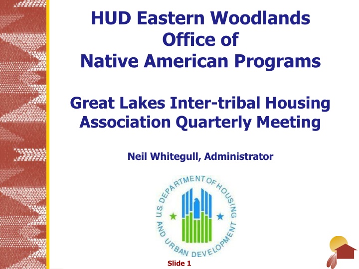 hud eastern woodlands office of native american n.w