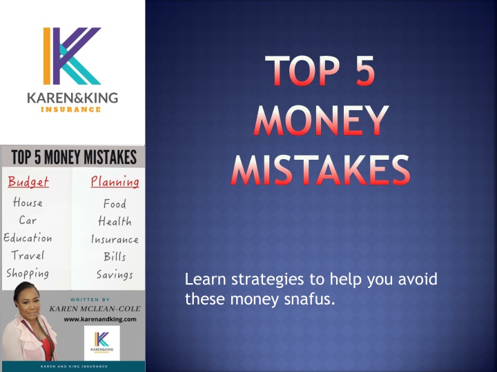 top 5 money mistakes n.w