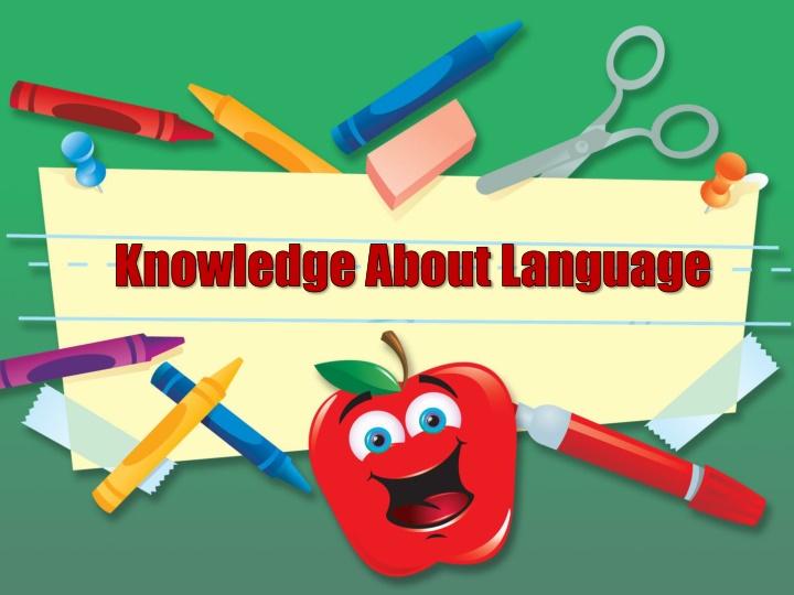knowledge about language n.w