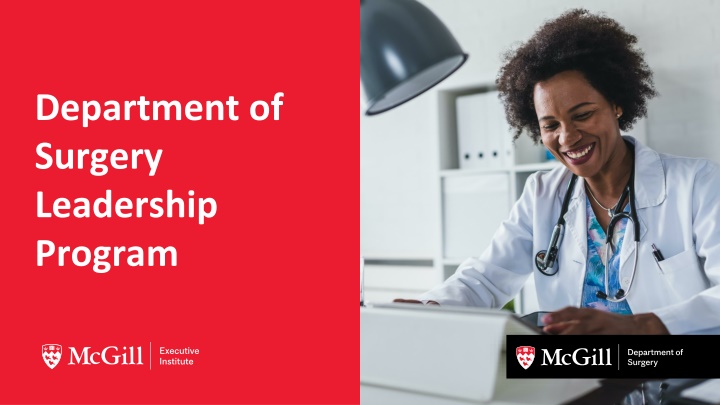 department of surgery leadership program n.w