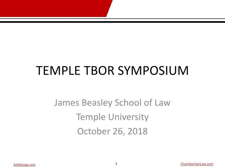 temple tbor symposium n.w