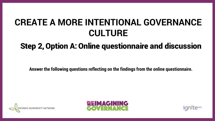 create a more intentional governance culture step n.w