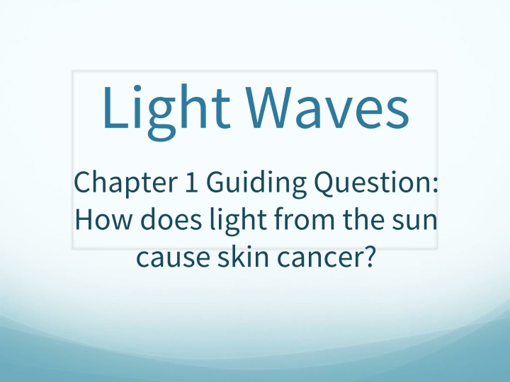 light waves n.w