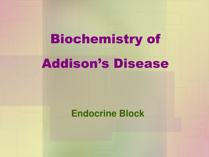biochemistry of n.w