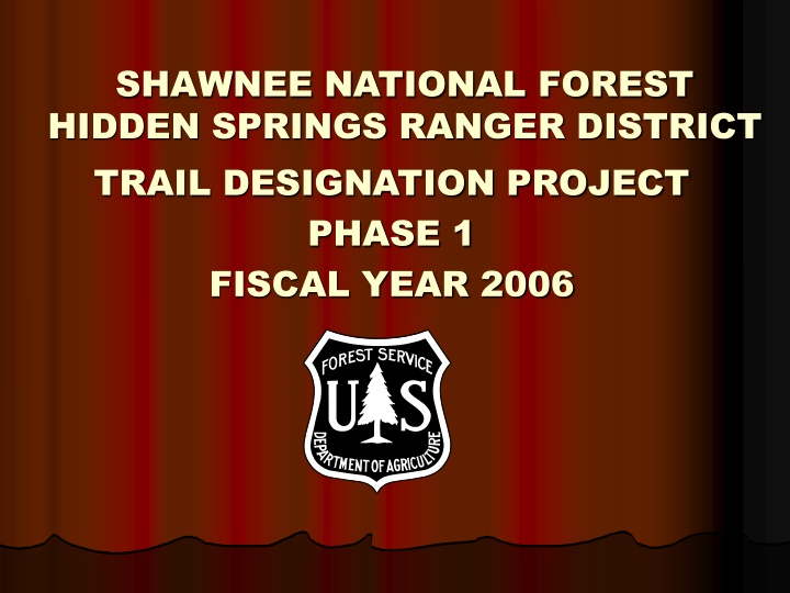shawnee national forest hidden springs ranger n.w