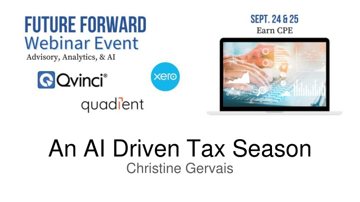 an ai driven tax season christine gervais n.w