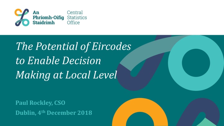 the potential of eircodes to enable decision n.w