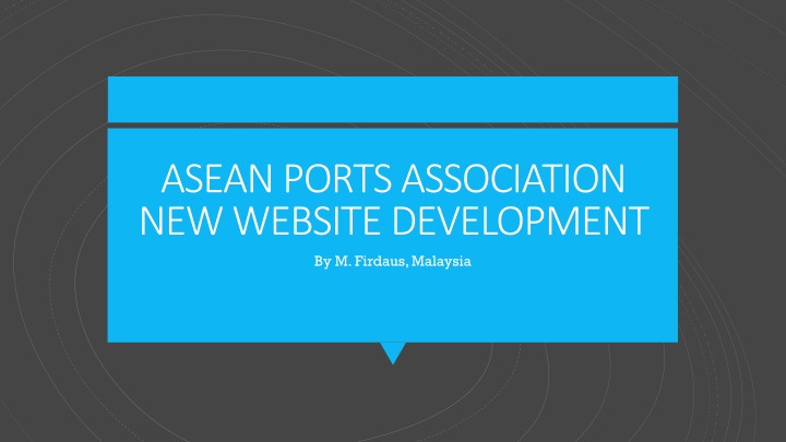asean ports association new website development n.w