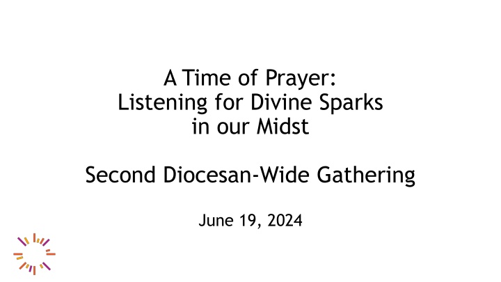 a time of prayer listening for divine sparks n.w