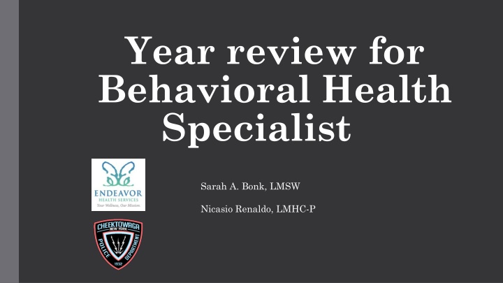 year review for behavioral health specialist n.w