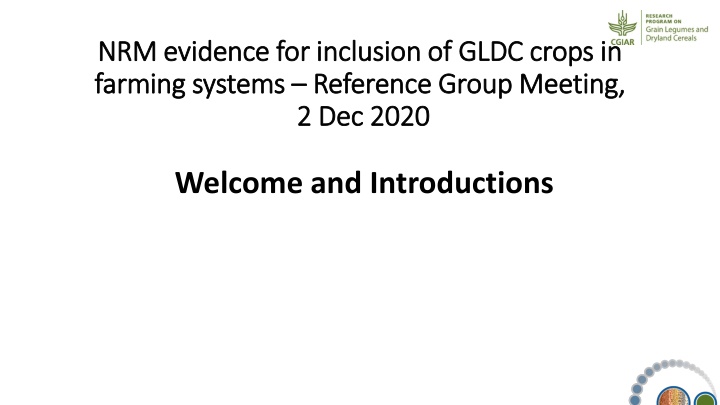 nrm evidence for inclusion of gldc crops n.w