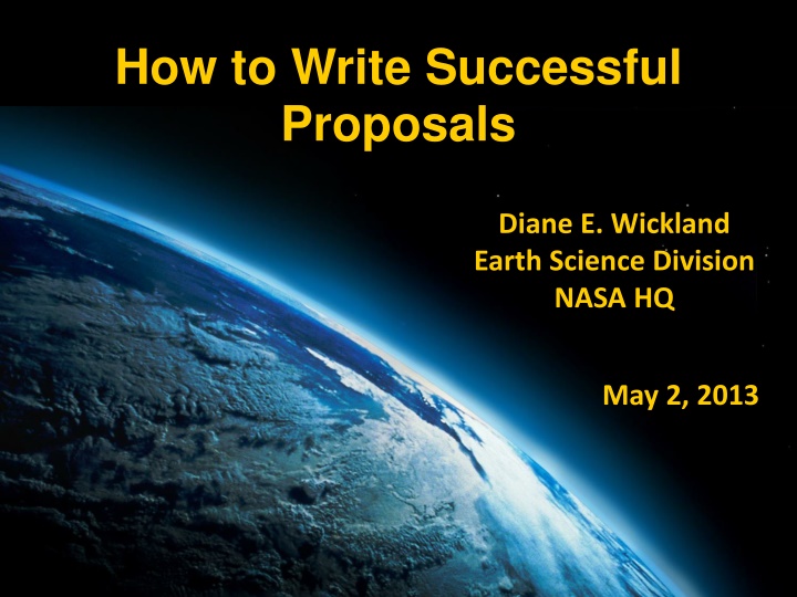 how to write successful proposals n.w