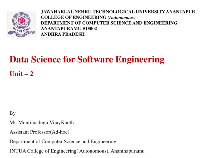 jawaharlal nehru technological university n.w