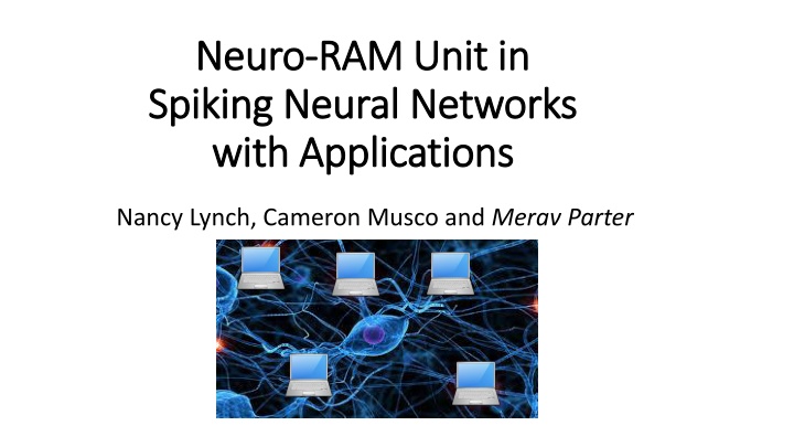 neuro neuro ram unit in ram unit in spiking n.w