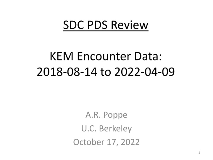 sdc pds review n.w