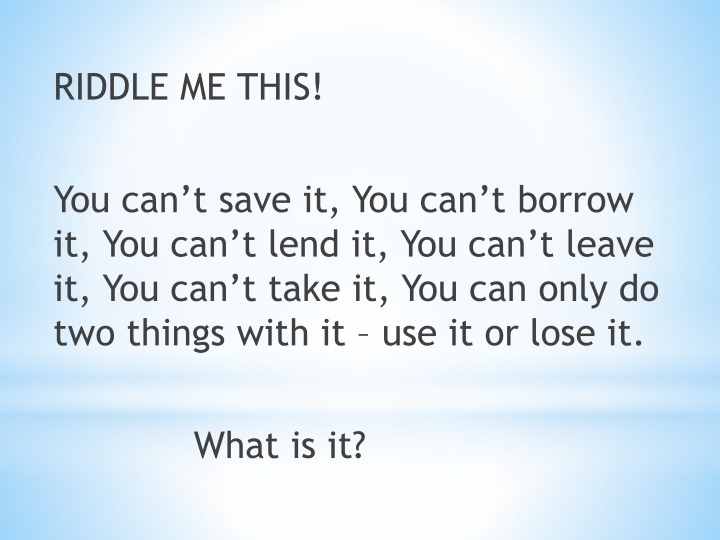 riddle me this n.w
