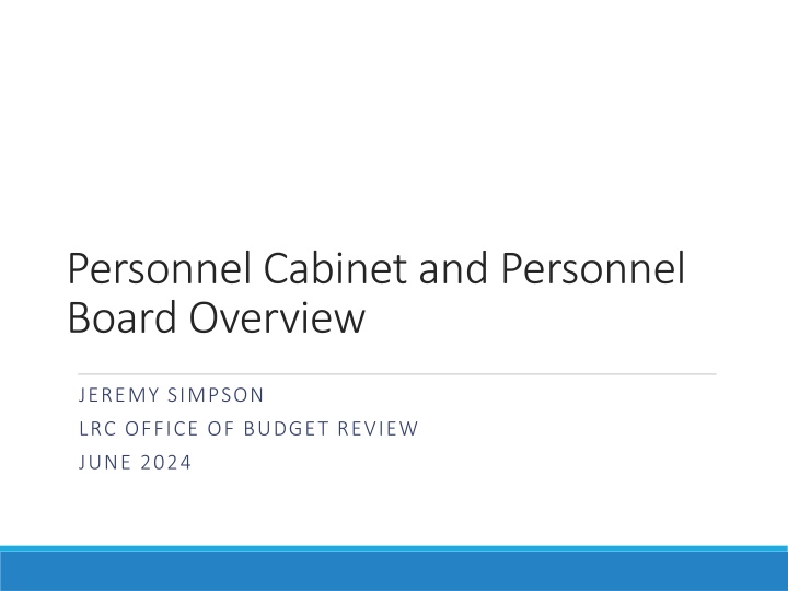 personnel cabinet and personnel board overview n.w