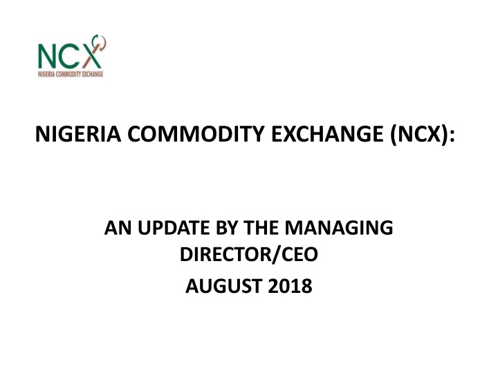 nigeria commodity exchange ncx n.w