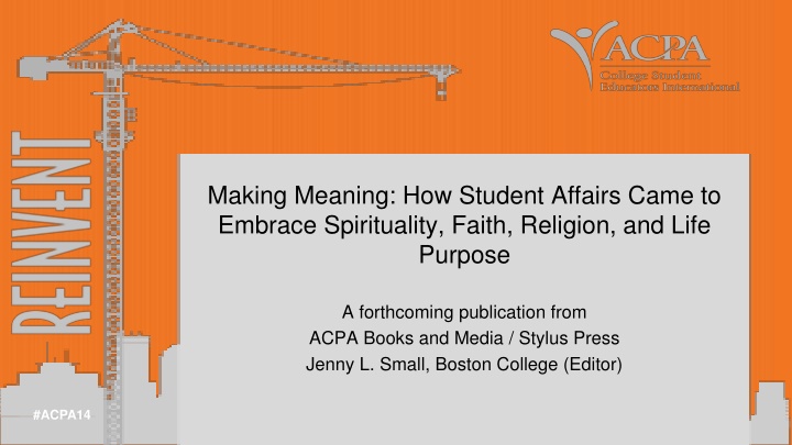 making meaning how student affairs came n.w