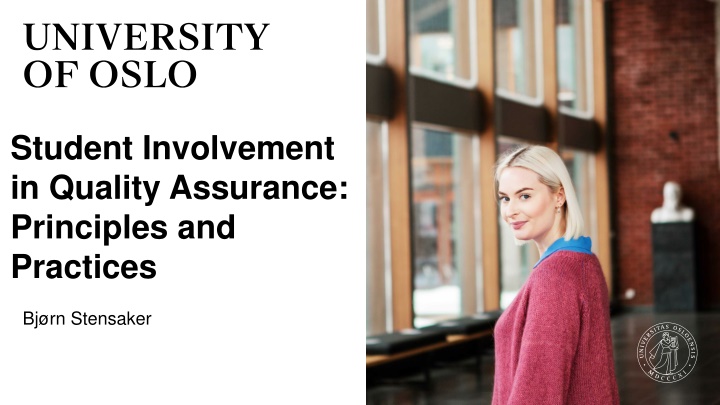 student involvement in quality assurance n.w