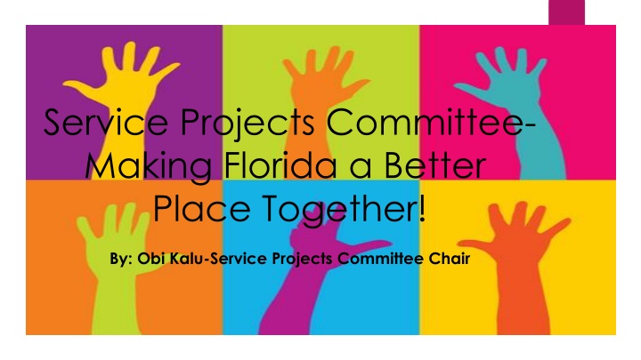 service projects committee making florida n.w