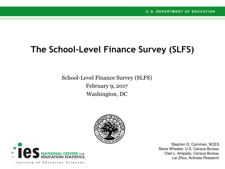 the school level finance survey slfs n.w