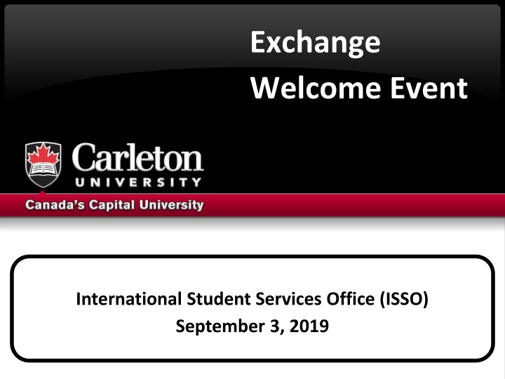 exchange welcome event n.w