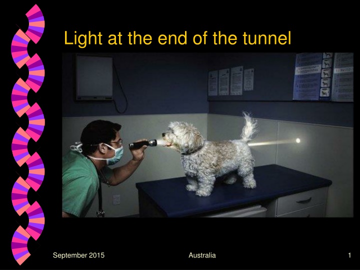 light at the end of the tunnel n.w