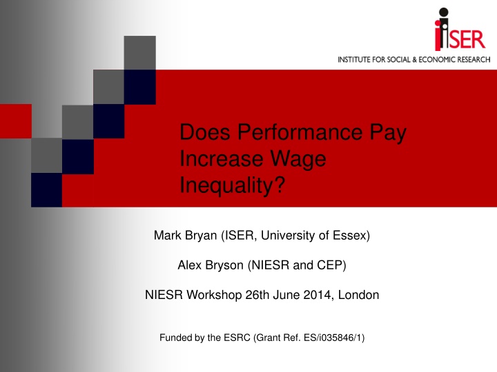 does performance pay increase wage inequality n.w