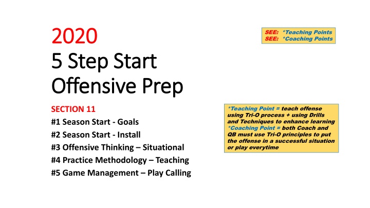 2020 2020 5 step start 5 step start offensive n.w