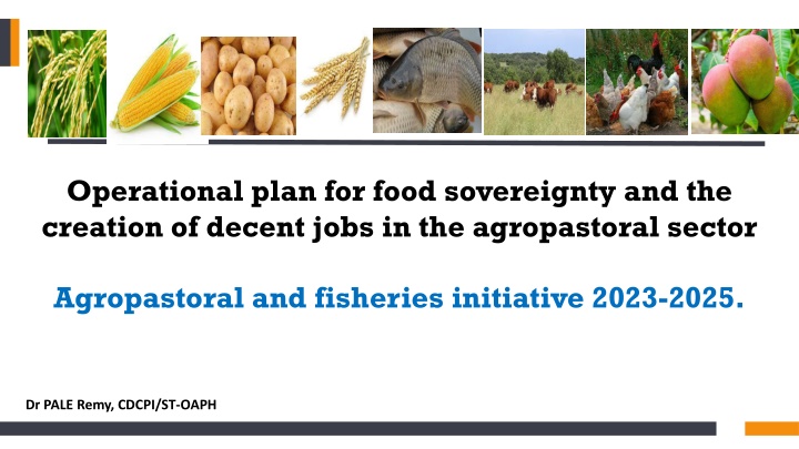 operational plan for food sovereignty n.w