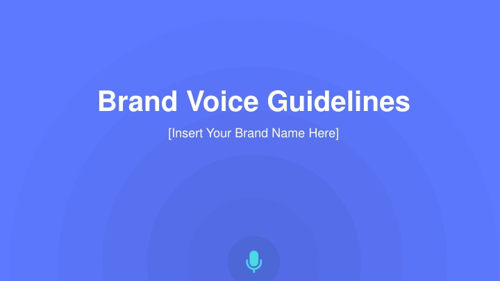 brand voice guidelines n.w