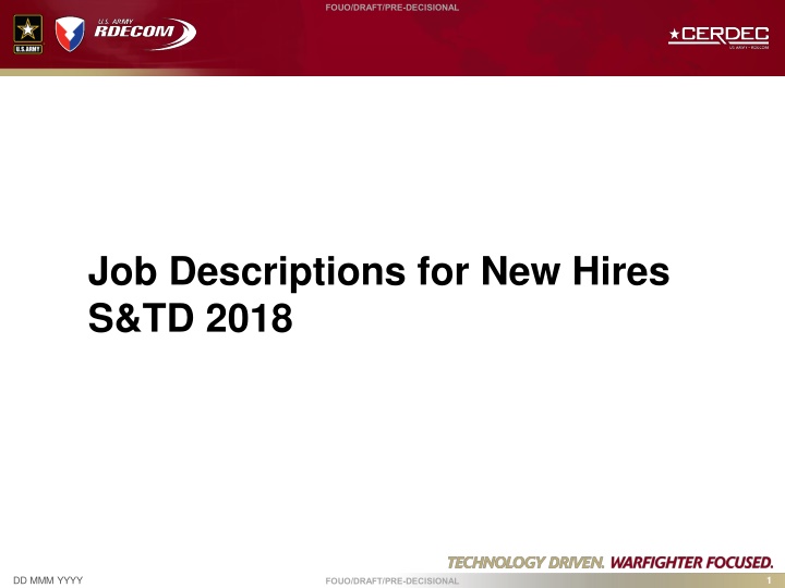 fouo draft pre decisional n.w